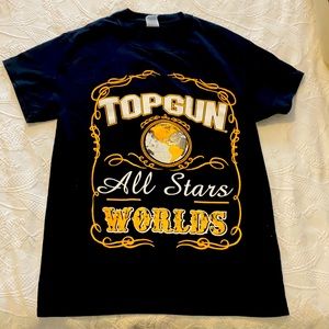 Topgun Allstars cheerleading Worlds T-shirt